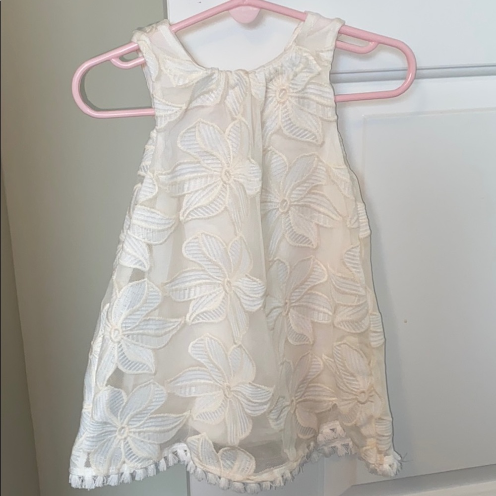 Girls Cream Colored Dress/Genuine Kids by Oshkosh